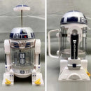 French Press Insulated 304 Stainless Steel Coffee Maker, 32 Oz Robot R2D2 Hand Home Coffee Presser, with Filter Screen for Brew - M & M Global