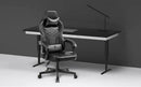 Dowinx Gaming Chair with Pocket Spring Cushion, Ergonomic Computer Chair High Back, Reclining Game Chair Pu Leather 350LBS