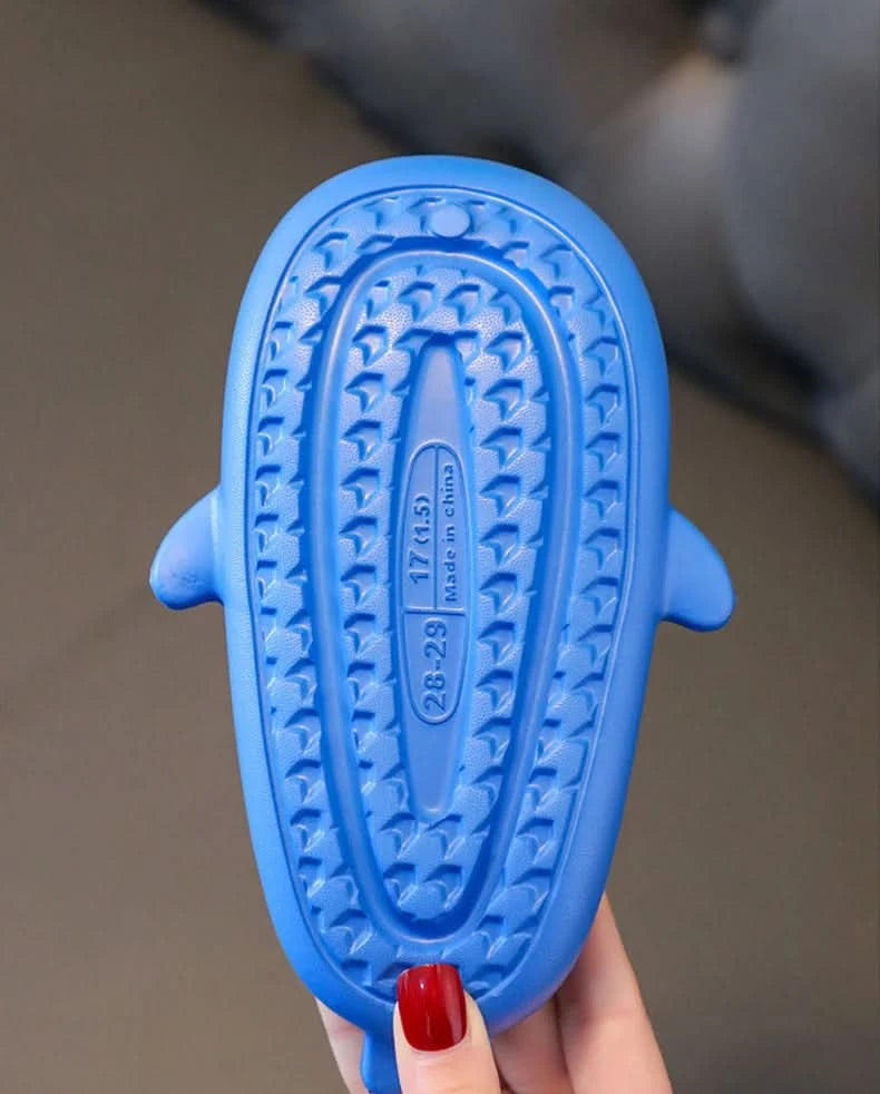 Megalodon Shark Slippers Summer EVA Waterproof Anti-slip Garden Shoes Boys And Girls Outdoor Casual Beach Sandals For Kids - M & M Global