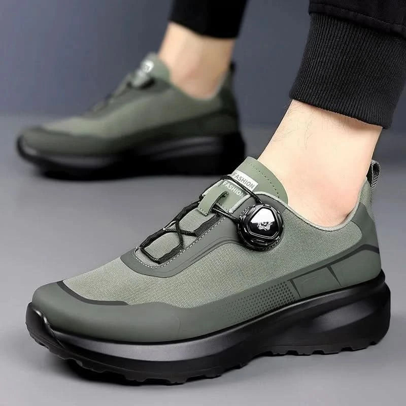 Fashion Casual Men's Shoes Designer Rotating Buckle Men Sneakers Thick-Soled Comfortable Outdoor Walking Shoes Zapatillas Hombre - M & M Global