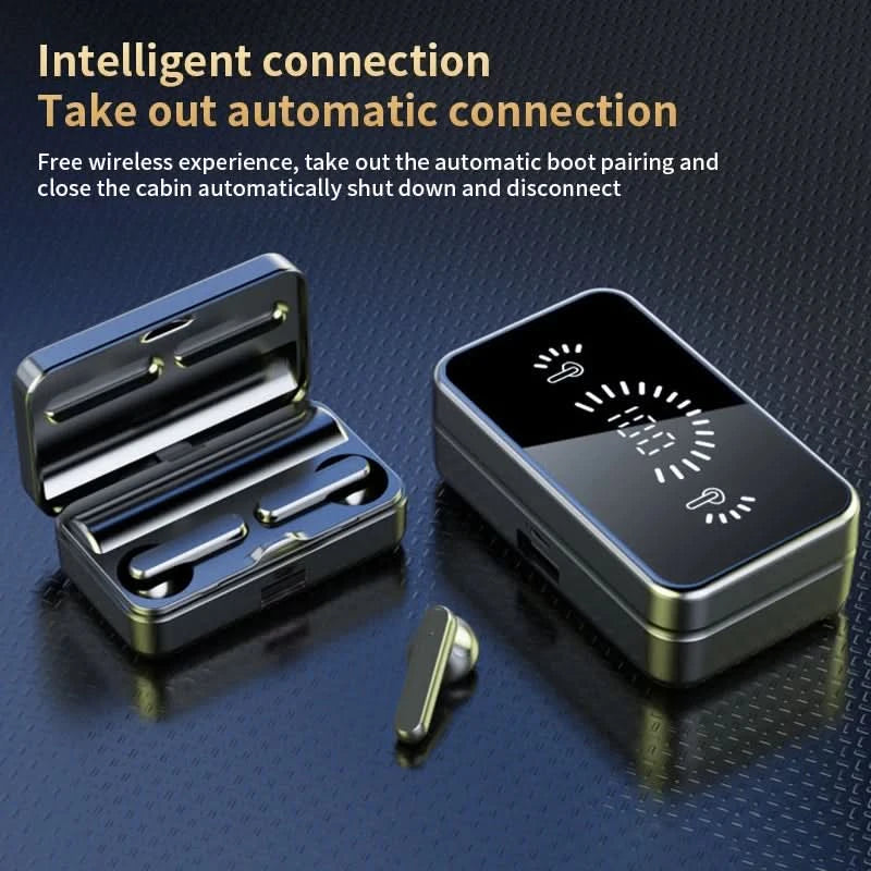 GREATWALL Wireless Earbuds Wireless Earphone Wireless Running With Cancelling Mic Earphones Deep Bass Sports Ear Buds For IOS/An
