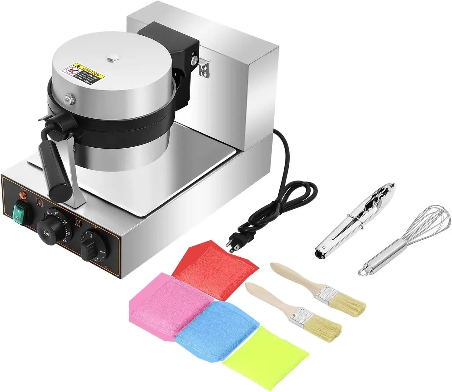 Burger machine, portable barbecue machine, suitable for gourmet burgers, sandwiches, chicken + other carry-on breakfast, lunch o - M & M Global