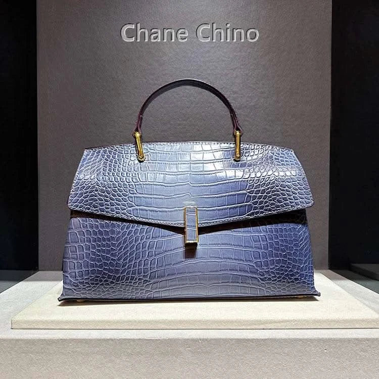Crocodile Pattern Leather Women's Handbags Luxury Fashion Lady Shell Shoulder Crossbody Bag Top Handle Messenger Bags - M & M Global