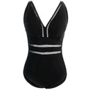 Women'S Suit Women'S Large Size Swimsuit Solid Color Swimsuit Mesh Stitching Printed Swimsuit Bikini летний костюм женский - M & M Global