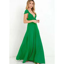 Sexy Women Multiway Wrap Convertible Boho Maxi Club Red Dress Bandage Long Dress Party Bridesmaids Infinity Robe Longue Femme - M & M Global