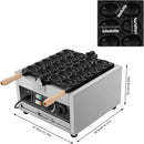 16 Grids Commercial Waffle Maker 1750W Round Waffle Baker Machine With 122-572℉ Temp Range and Time Control Non-stick Waffle Iro - M & M Global