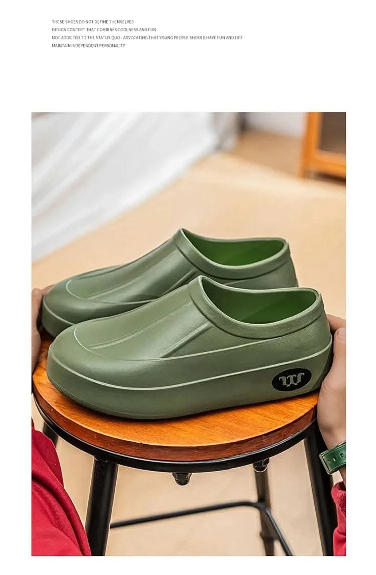 A Pair of Men's Wear-Resistant Men's Casual Shoes, Non-Slip, Wear-Resistant, Waterproof Work Shoes, Casual Sports Shoes for Men - M & M Global