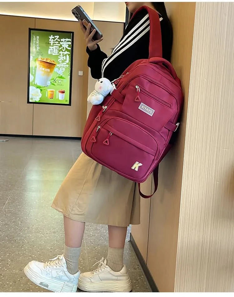 Women's Bag Backpacks Woman Bags Backpack Bagpacks Travel Female Back Pack Mens Ita Ladies 2024 Kawaii Multifinonal School Trend - M & M Global