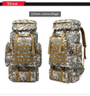 Rilibegan Men Travel Backpack Tactical Climbing Outdoor Hiking Camouflage Multifunctional Bag Men Backpack - M & M Global