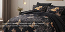 Elegant butterfly hot stamping design printed Comforter sets, 100% microfiber comfortable and breathable, machine washable