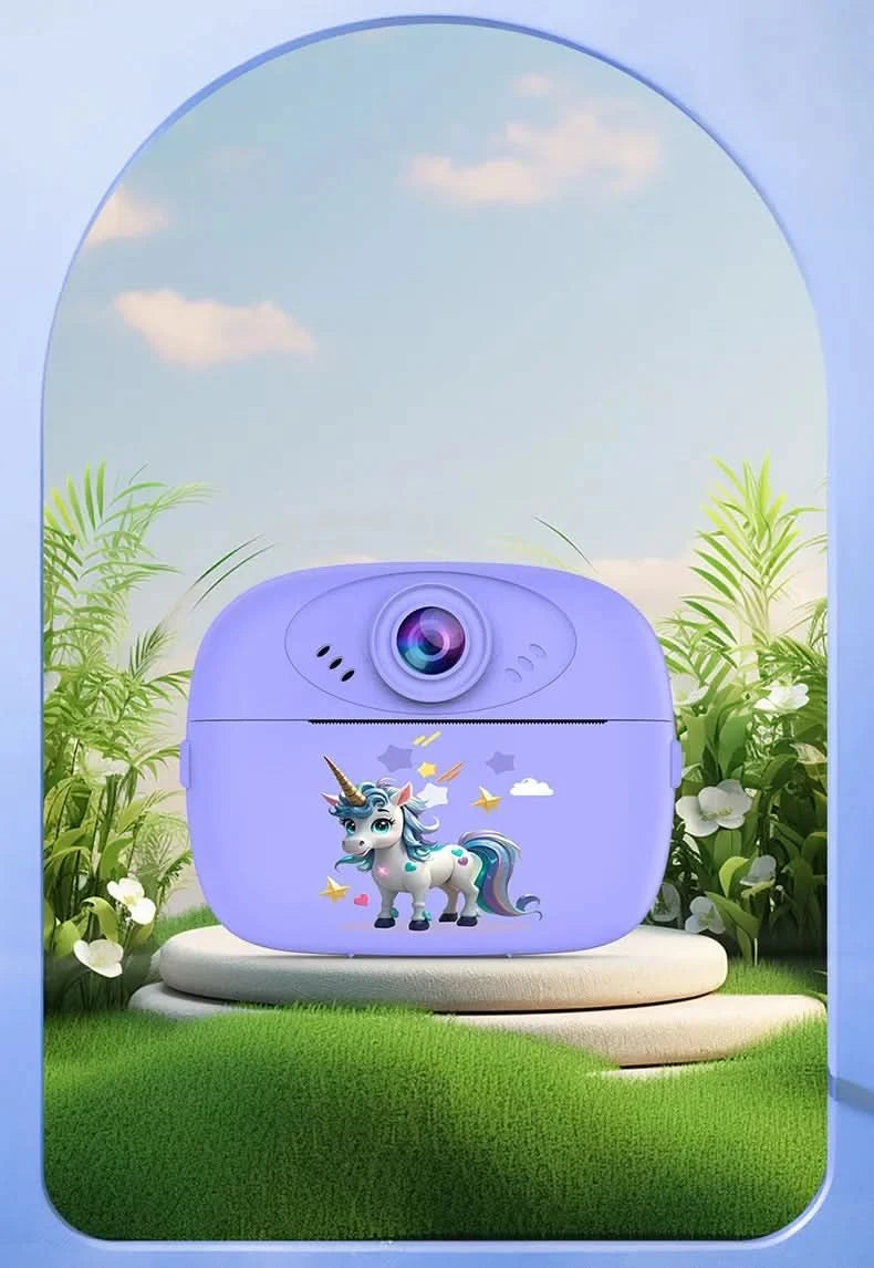 Smart Digital Dual Lens Selfie Camera Kids Toys Birthday Gift Kids Instant Print Camera Thermal Printer Video Recorder Portable - M & M Global