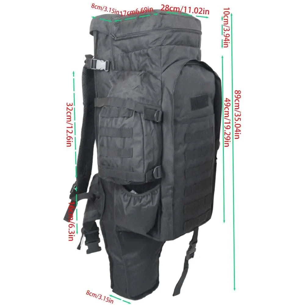 75 liters large capacity combination large backpack multi-functional outdoor sports cycling shoulder recreational hiking tactica - M & M Global