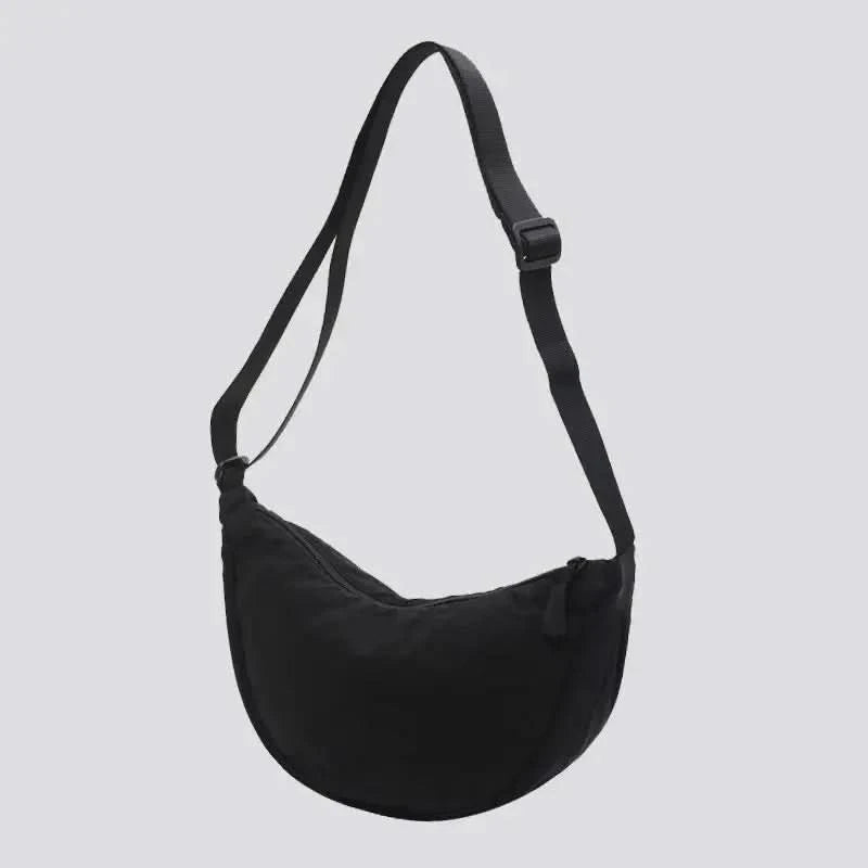 Simple Design Women's Messenger Bag Fashion Ladies Nylon Hobos Small Shoulder Bags Vintage Female Girls Purse Cloth Handbags - M & M Global