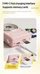 4K Digital Camera 5000W Pixel Retro CCD Portable Card Camera Entry-level Camera Dual Camera Flash 50 Million Pixels Auto Focus - M & M Global