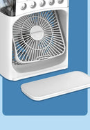 Portable 3 in 1 Mini AC Air Cooler Fan Humidifier with LED Light for Home Office Bedroom Camping Cooling - M & M Global