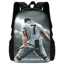 pcs set Football CR7 Star Child School Backpack with Lunch Bags Pencil Bags School Bags for R-Ronaldos Boys Girls Best Gift - M & M Global
