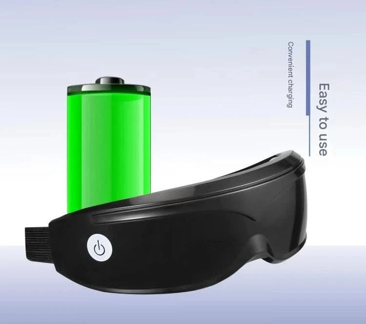 Eye massager with 9 modes and multi frequency vibration 22 magnets for eye massage caring for eye health and safety materials - M & M Global