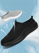 Men's Sneakers Comfortable Lightweight Soft Half Slipper Flat Running Shoes Outdoor Casual Sports Shoes Man Shoes - M & M Global