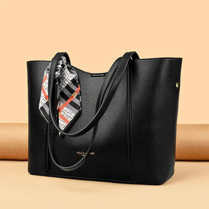 Genuine Brand Women Tote Bag High Quality Soft Leather Large Ladies Shoulder Crossbody Bag Luxury Female Shopping Handbag A Main - M & M Global