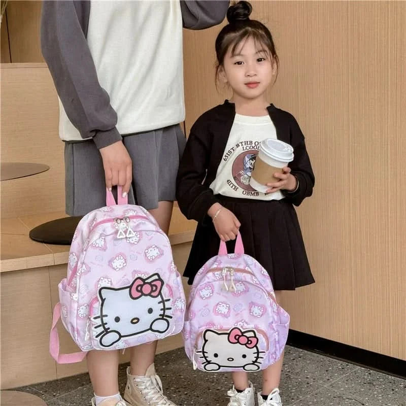 Kawaii Hello Kitty Kuromi Cinnamoroll Backpacks Cute Cartoon My Melody Pochacco Pompom Purin Anime Storage School Bag Sac A Dos - M & M Global