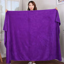 Enlarge and thicken microfiber bath towel, super soft, super absorbent and quick-drying towel - M & M Global