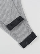 Ladies Casual Two-Piece Suit round Neck Long Sleeve Top with Wide Leg Pants Pure Color Straight Loose Trousers Elegant Outfit