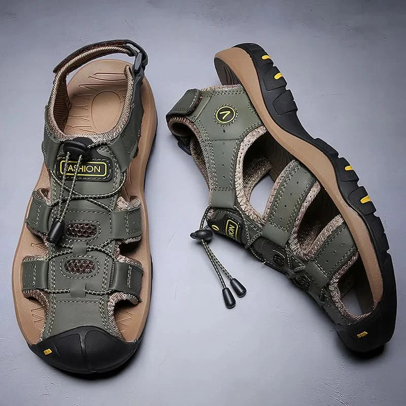 Outdoor Wading Summer Sandals For Men Anti Slip Cool Casual Shoes With Arch Support Plus Size 38-48 Beach Sandalias - M & M Global