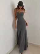 Summer Sexy Bodycon Long Dress Womens Y2k Clothes Sleeveless Sundress Evening Backless Dresses for Women Aesthetic 2024 - M & M Global