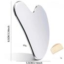 Stainless Steel Gua Sha Scraper Skin Beauty Care Face Massager Full Body Neck Guasha Detox SPA Masssage Tool Stress Relax - M & M Global