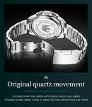 OLEVS Watches For Men Classic with Date Dress Luxury Big Face Waterproof Luminous Men's Wrist Watch Stainless Steel Men Watch - M & M Global