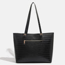 2024 Europe and the United States new two-piece women's handbag shoulder bag crocodile pattern simple fashion bag - M & M Global