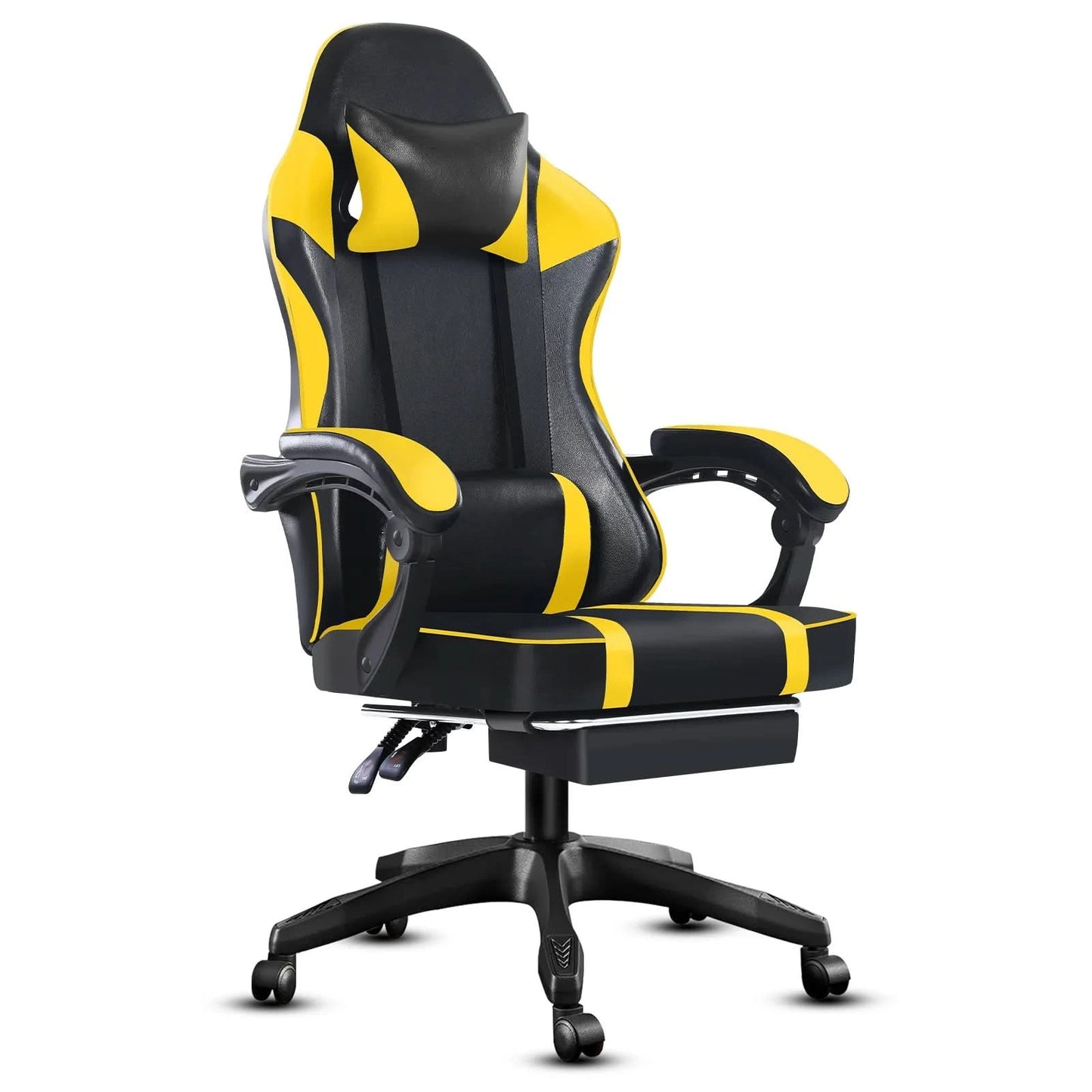 Ergonomic Gaming Chair Recliner, PU Leather Racing Game Chairs for Adults, Executive Office Chair Gamer Chair with Massager