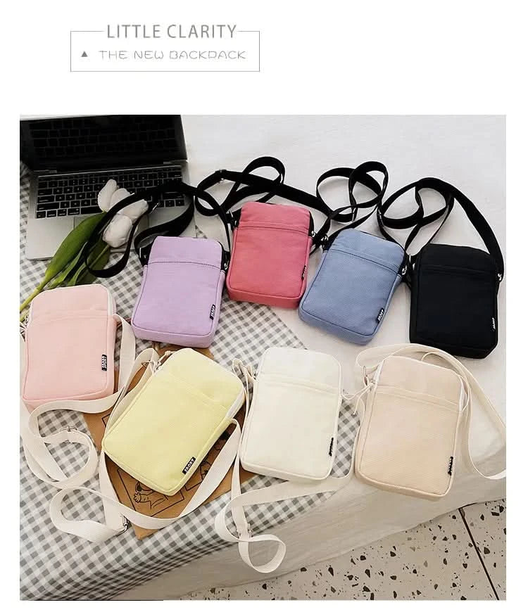 New Fashion Mobile Phone Bag Women's Messenger Bag All-match Mini Small Crossbody Bag Hanging Neck Coin Purse Vertical Handbag - M & M Global