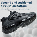 Steel Toe Shoes for Men Indestructible Work Boots Lightweight Safety Shoes Walking Anti-smash Anti-puncture Protective Sneakers