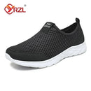 YRZL Men's Sneakers Breathable Mesh Men Casual Shoes Outdoor Non-Slip Big Size Loafers Walking Lightweight Male Tennis shoes - M & M Global