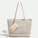 2024 Europe and the United States new women's handbag shoulder bag cross pattern simple fashion bag - M & M Global