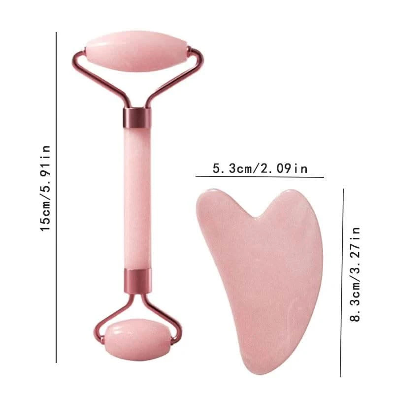 1/2Pcs Roller for Face Neck Eye Resin Facial Massage Instrumenr Health Care Scraping Board Musclee Beauty Skincare Tools - M & M Global