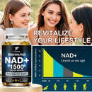 NAD+ and Resveratrol Supplement To Help Support Cell Regeneration, Natural Energy, Focus and Memory - M & M Global