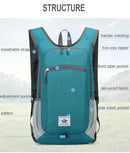 Portable Foldable Backpack,Men Women Ultralight Folding Bag,Outdoor Climbing Cycling Hiking  Knapsack Travel Daypack - M & M Global