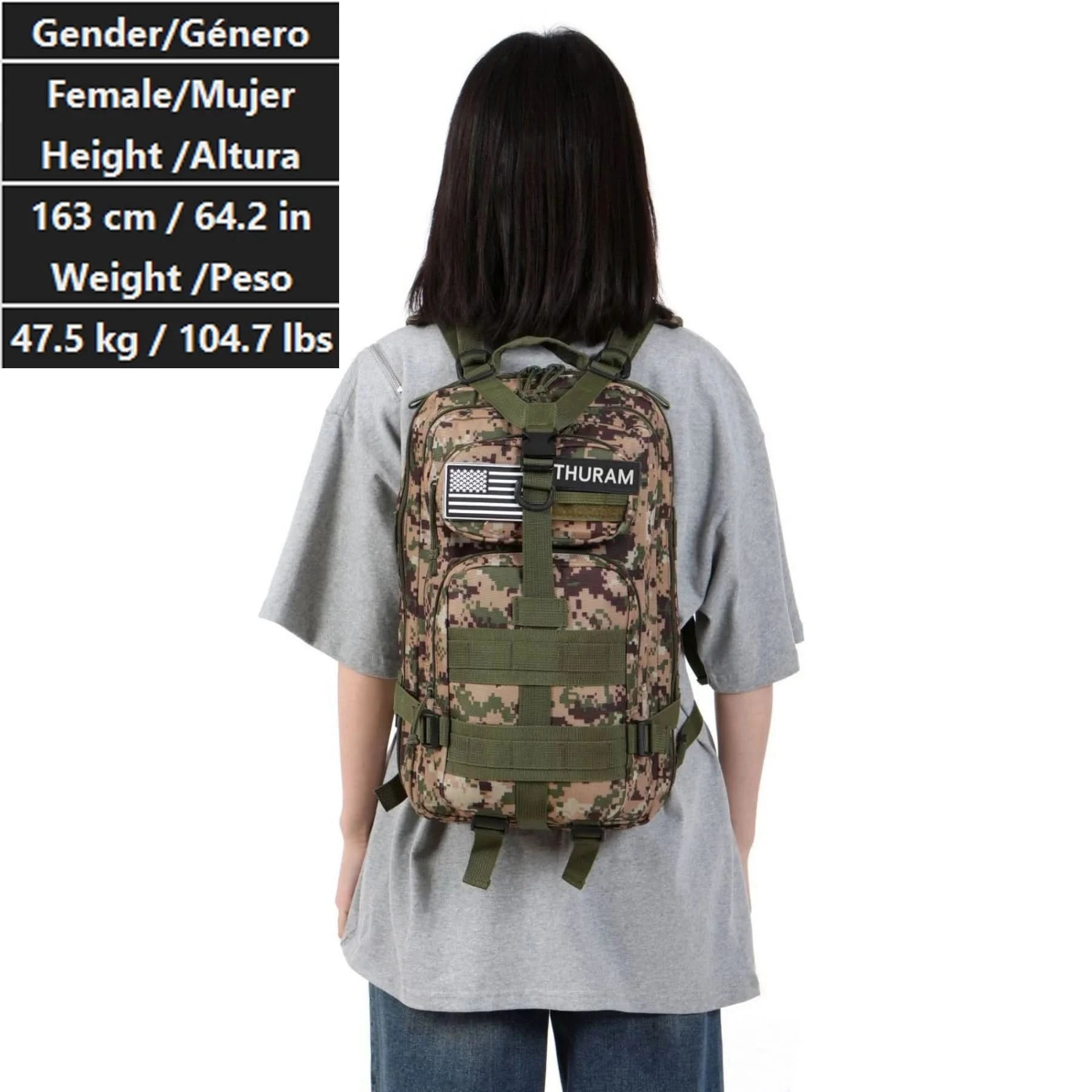 30L/50L 1000D Nylon Waterproof Trekking Fishing Hunting Bag Backpack Outdoor Rucksacks Tactical Sports Camping Hiking - M & M Global