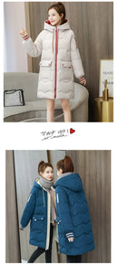 Women's Mid-length 2025 Korean Loose Winter Cotton Coat Thickened Cotton Jacket Bread