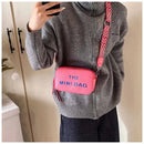 2025 New Small Square Bag Fashion Letter Pattern Chic Hobo Bag Trend PU Women Shoulder Bag Adjustable Strap Satchel Designer Bag - M & M Global
