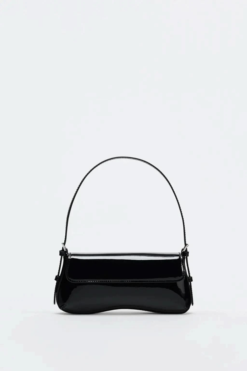 Red Baguette Underarm Bag New Fall 2024 Fashion simple commuter clamshell vintage shoulder bag - M & M Global