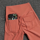 Women's Gym Leggings Pocket Yoga Pants Sexy Naked Feeling  Fitness Sports Pants Stretch Soft High Waist Running Push Up Leggings