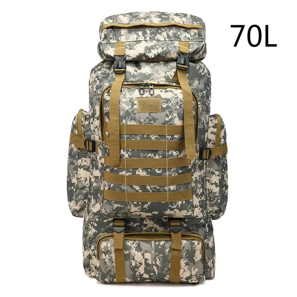 Rilibegan Men Travel Backpack Tactical Climbing Outdoor Hiking Camouflage Multifunctional Bag Men Backpack - M & M Global
