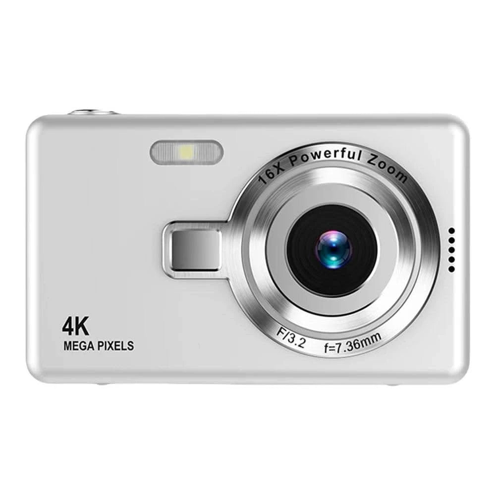 4K HD 1080P Video Camcorder 2.4 Inch IPS Screen Digital Camera 96MP Autofocus Vlogging Camera 16X Zoom for Kids Adults Beginners - M & M Global