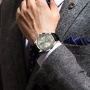 POEDAGAR Top Luxury Watch For Men Military Waterproof Luminous Date Week Man Wristwatch Leather Men's Quartz Watches Sport Reloj - M & M Global