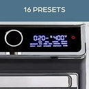 Air Fryer Oven 15-Quart with Digital Controls Easy-View Door and 16 Cooking Presets, Includes Eight Accessories, 1000-Watts, Bla - M & M Global
