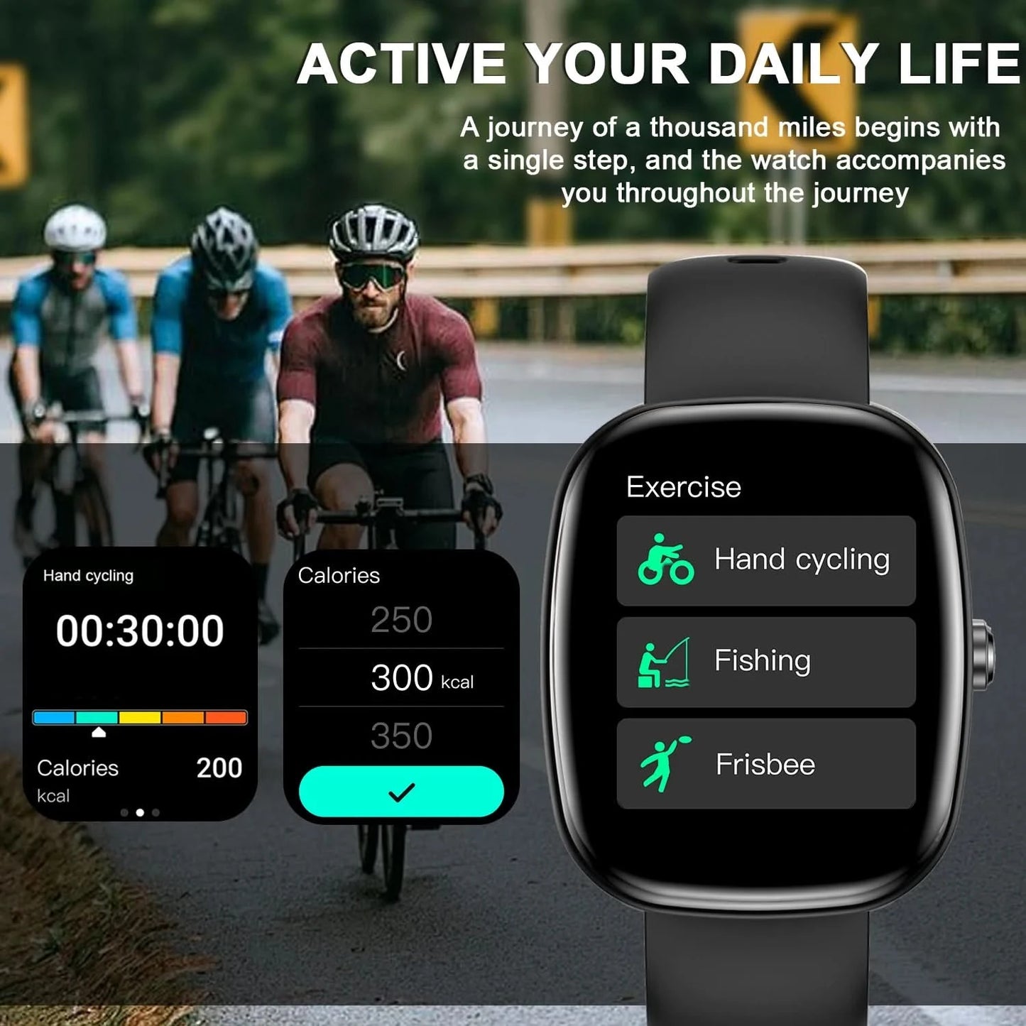 Smart watch, custom wallpaper, call reminder/rejection, multiple sports modes, music playback, unisex, suitable for iOS/Android