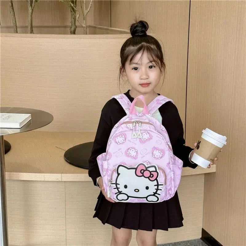 Kawaii Hello Kitty Kuromi Cinnamoroll Backpacks Cute Cartoon My Melody Pochacco Pompom Purin Anime Storage School Bag Sac A Dos - M & M Global